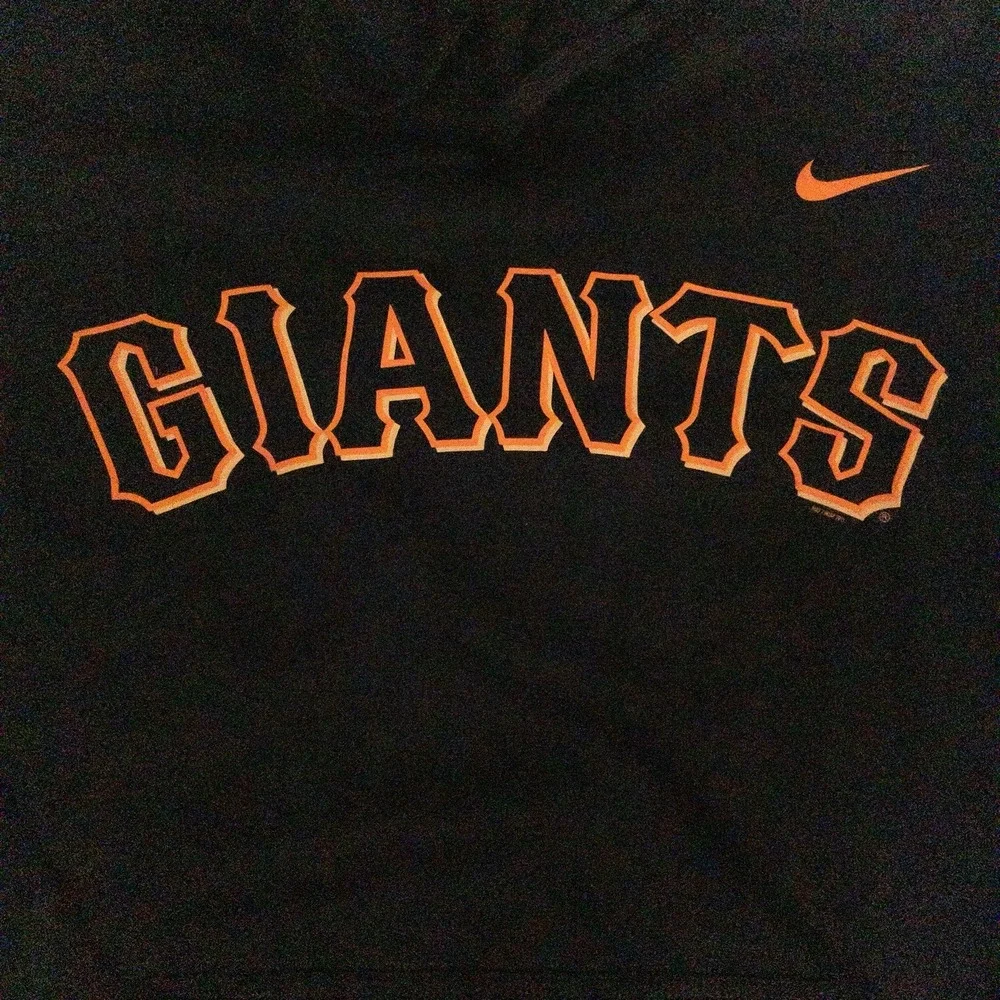 Nike San Francisco Giants Hoodie Men's XL‎ Black Orange Therma-Fit MLB